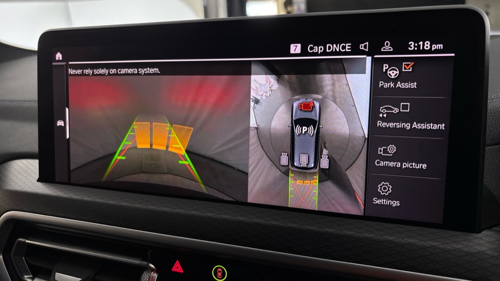 BMW iX3 reverse camera