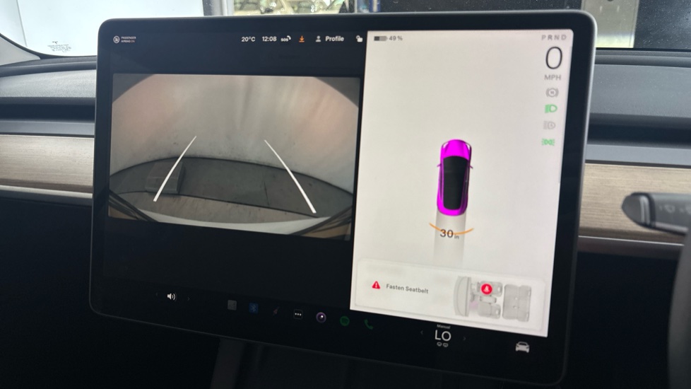 TESLA MODEL 3 reverse camera