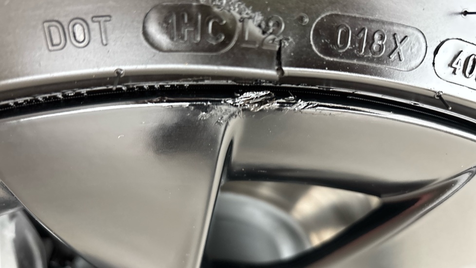 Tesla Model Y scuff