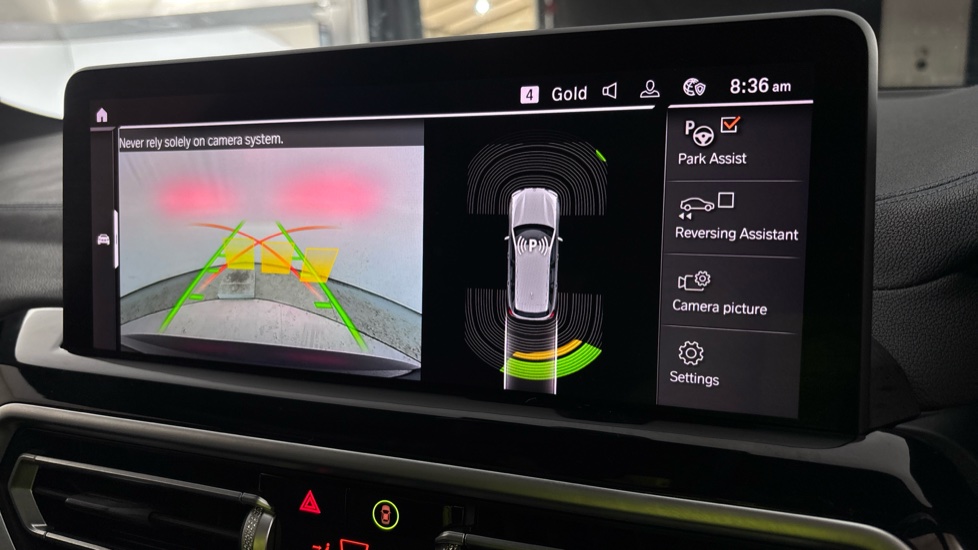 BMW iX3 reverse camera