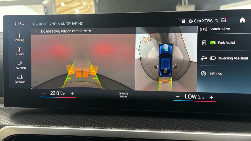 BMW I4 reverse camera