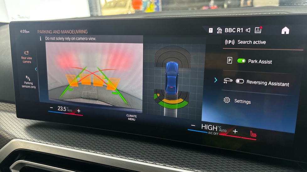 BMW 3 SERIES reverse camera