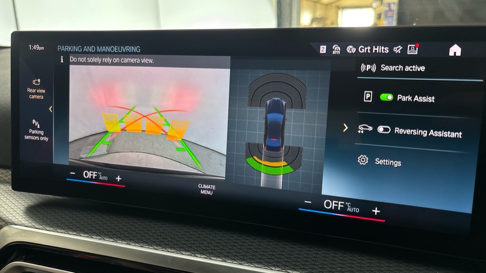 BMW 3 SERIES reverse camera