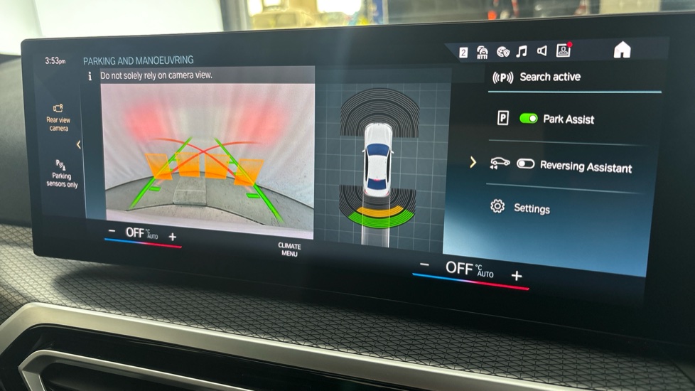 BMW 3 SERIES reverse camera
