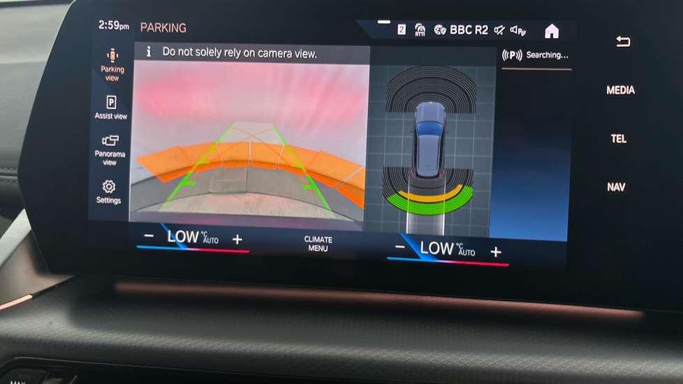 BMW iX1 reverse camera