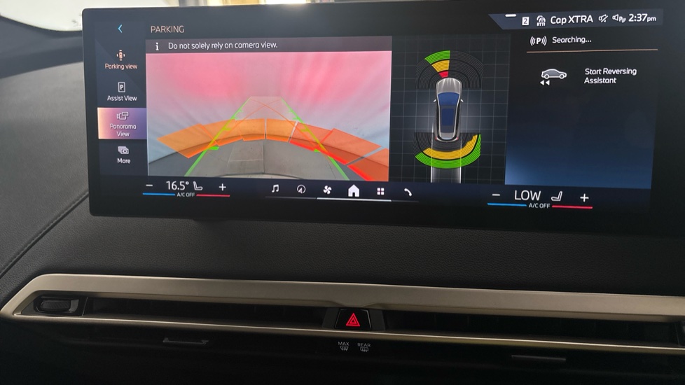 BMW iX reverse camera