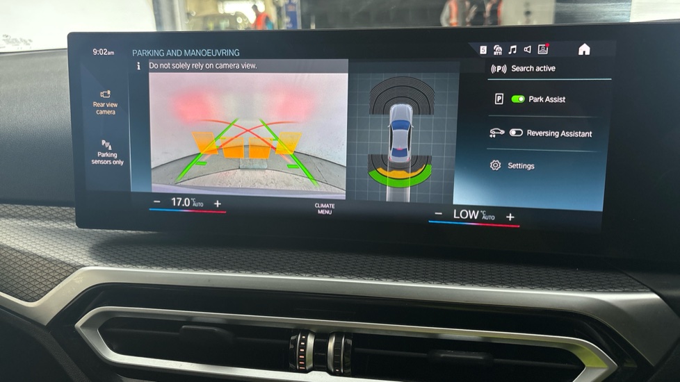 BMW 3 SERIES reverse camera