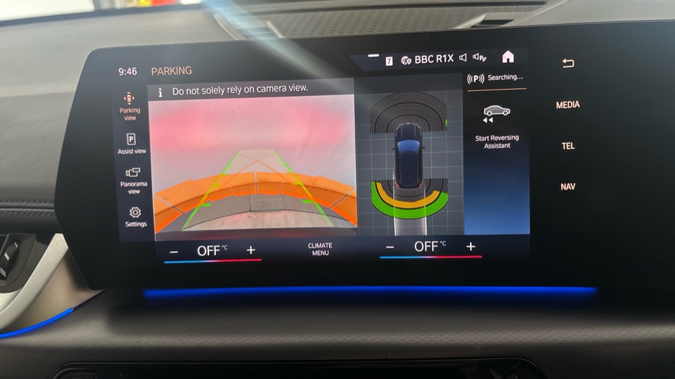 BMW iX1 reverse camera