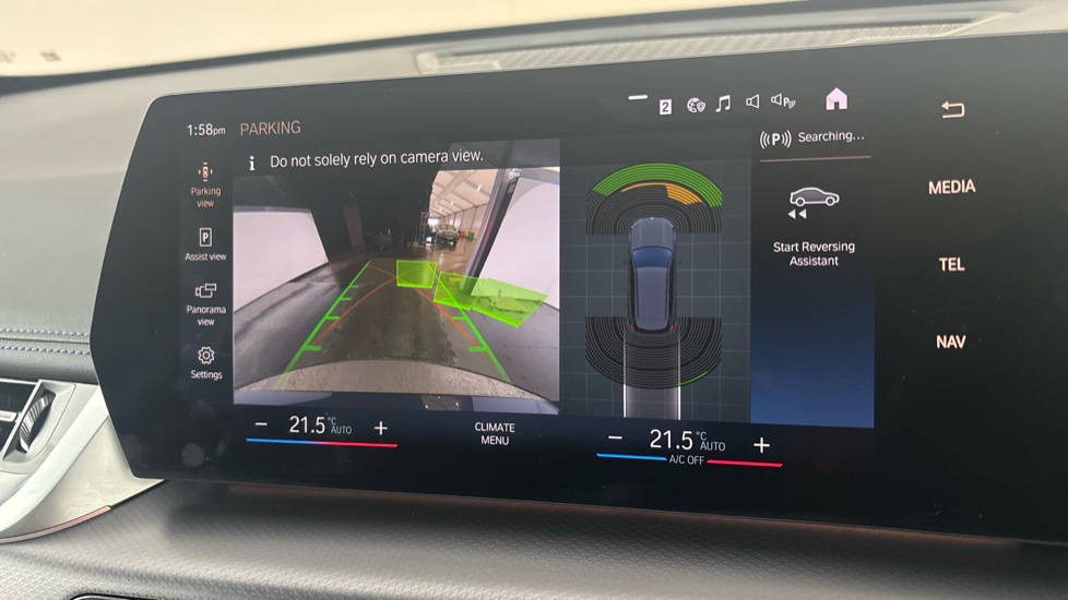 BMW iX1 reverse camera