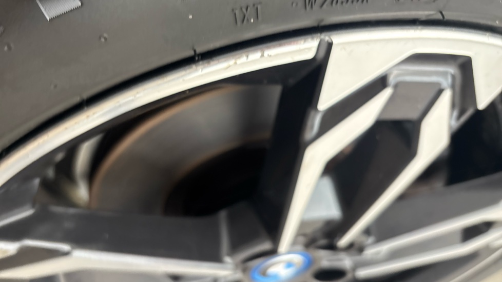 BMW iX1 scuff