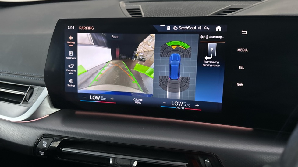 BMW iX1 reverse camera