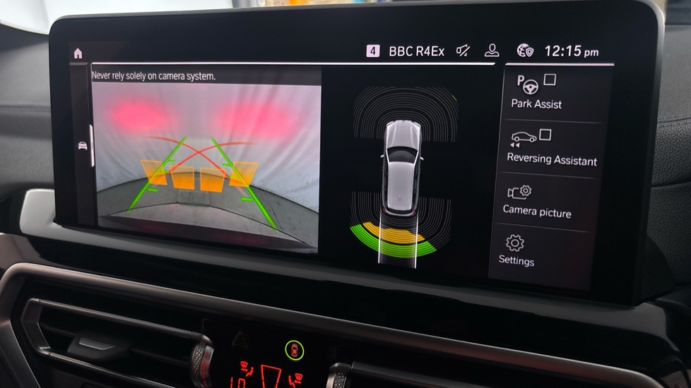 BMW iX3 reverse camera