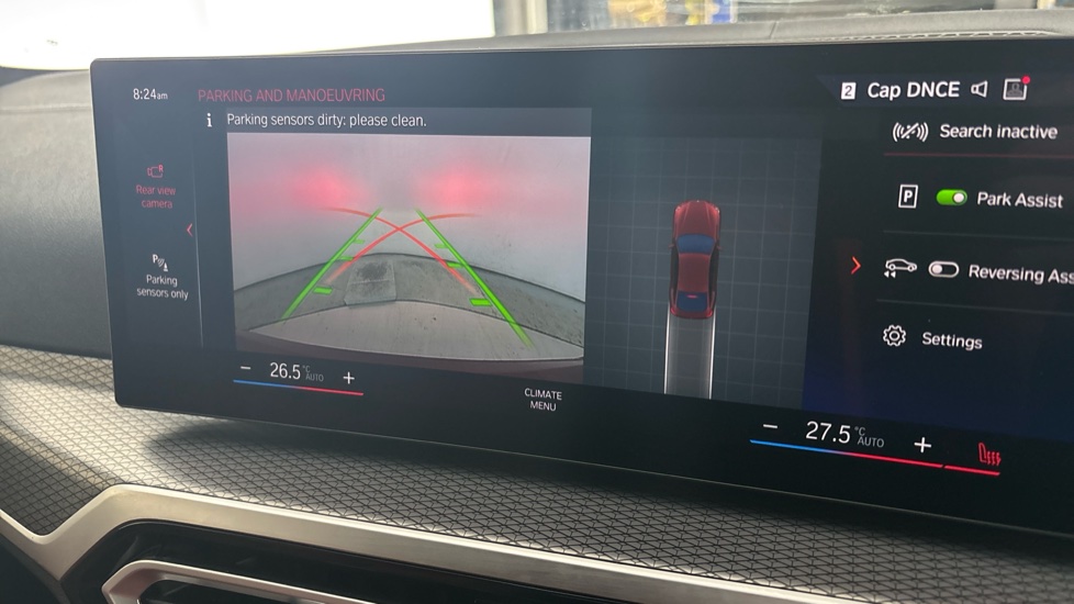 BMW I4 reverse camera