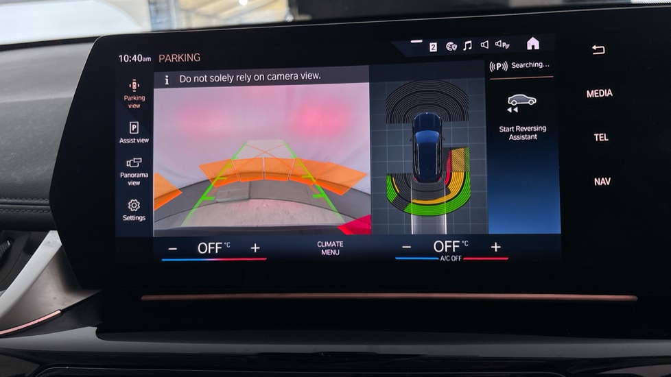 BMW iX1 reverse camera