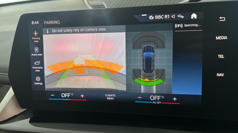 BMW iX1 reverse camera