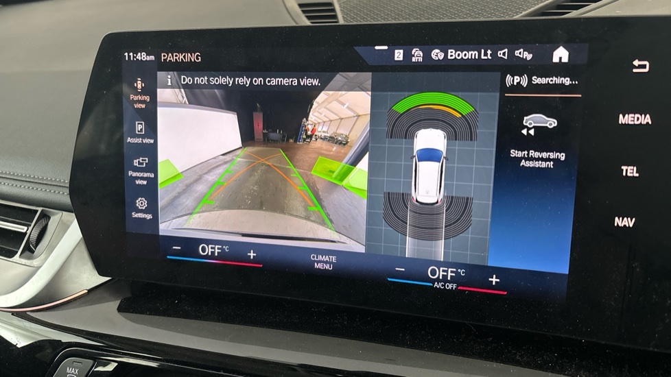 BMW iX1 reverse camera