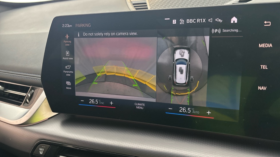 BMW iX1 reverse camera