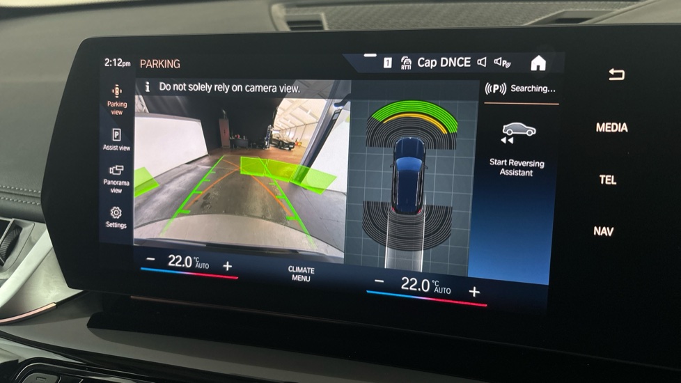 BMW iX1 reverse camera