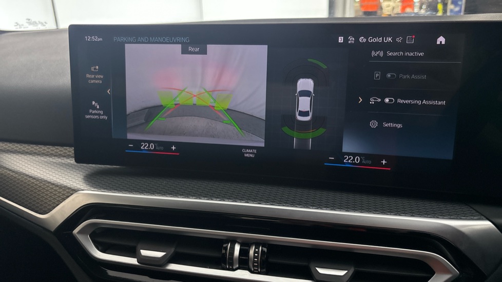 BMW 3 SERIES reverse camera
