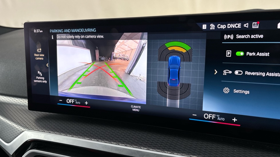 BMW 3 SERIES reverse camera