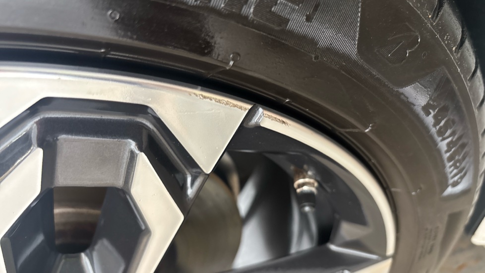 BMW iX1 scuff