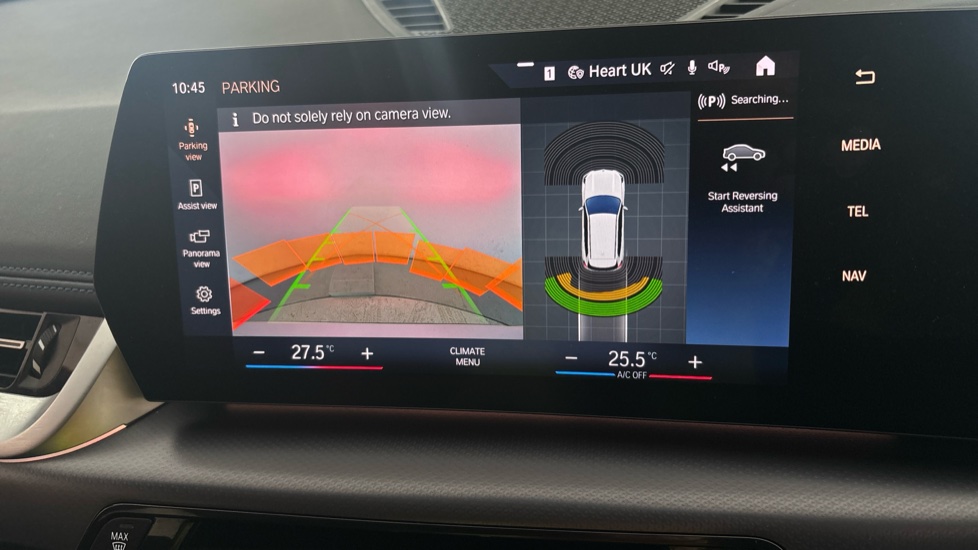 BMW iX1 reverse camera