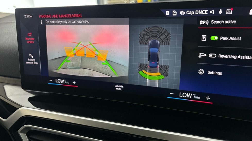BMW I4 reverse camera