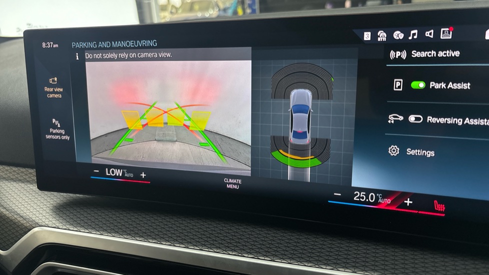 BMW 3 SERIES reverse camera