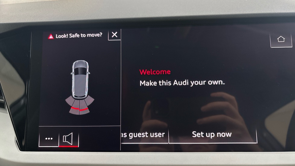 AUDI Q4 parking sensors