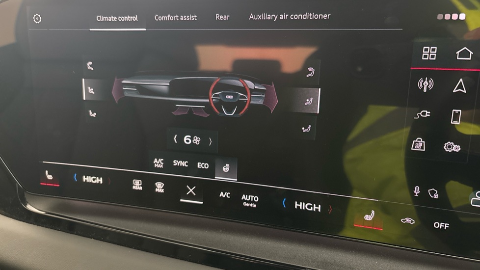 Audi Q6 heated interior
