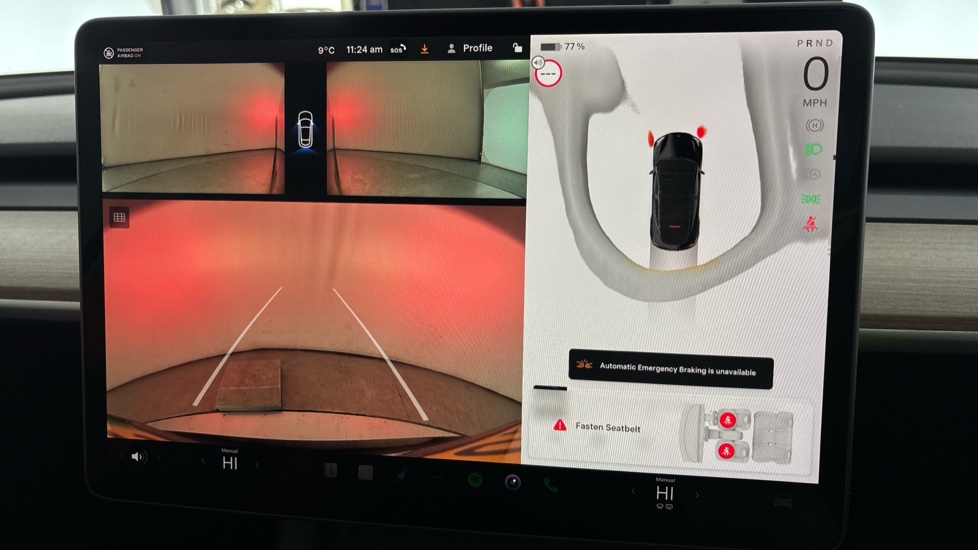 Tesla Model Y reverse camera