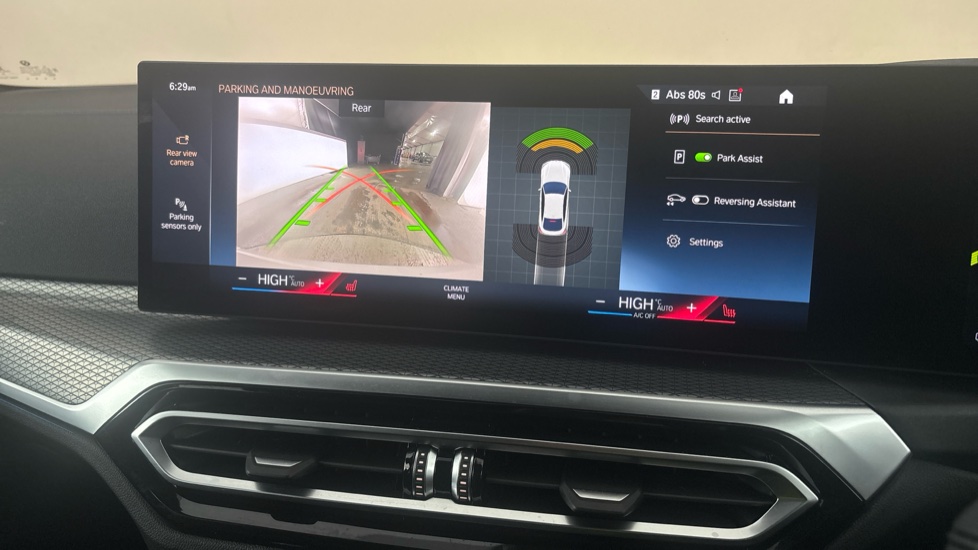 BMW I4 reverse camera