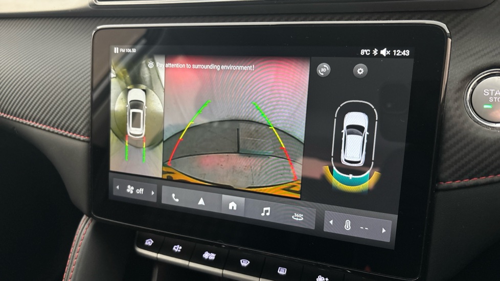 MG ZS reverse camera