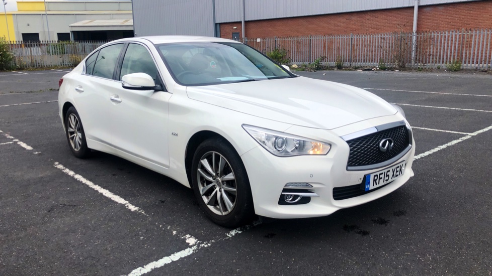 Infiniti Q50 White Manual Auction | DealerPX
