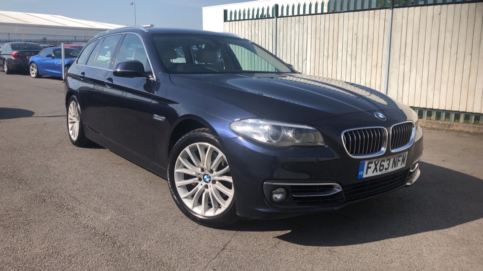 BMW 5 Series Imperial Blue Xirallic metallic Automatic Auction DealerPX