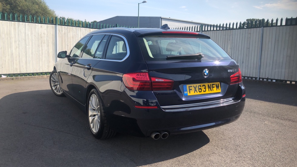 BMW 5 Series Imperial Blue Xirallic metallic Automatic Auction DealerPX