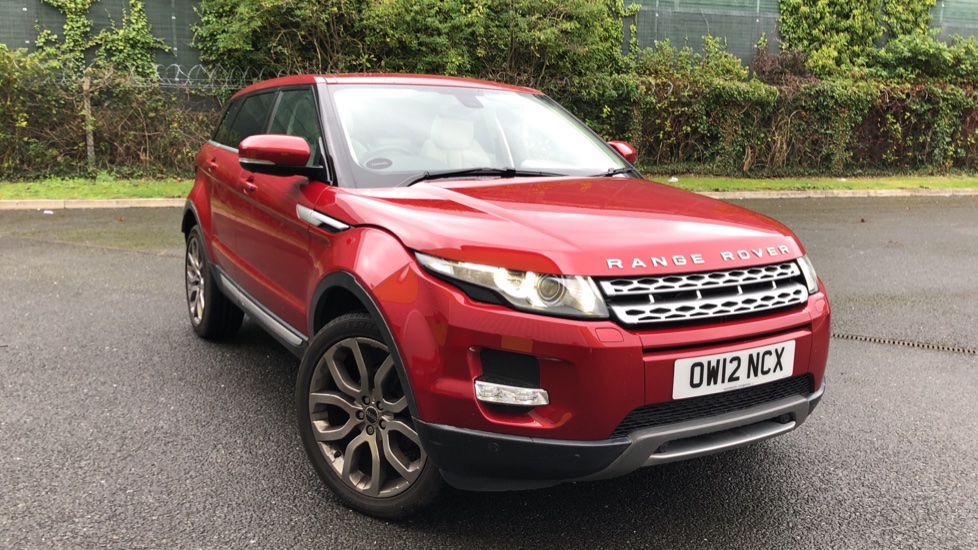 Land Rover Range Rover Evoque Red Automatic Auction DealerPX