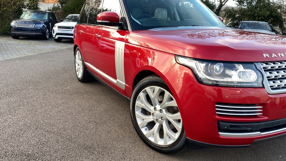 Land Rover Range Rover Red Automatic Auction DealerPX