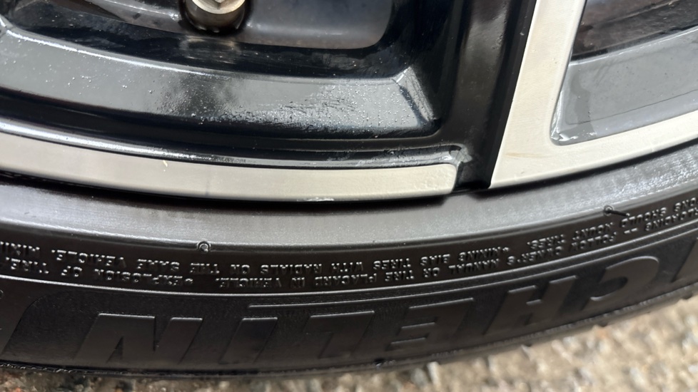 BMW I4 scuff