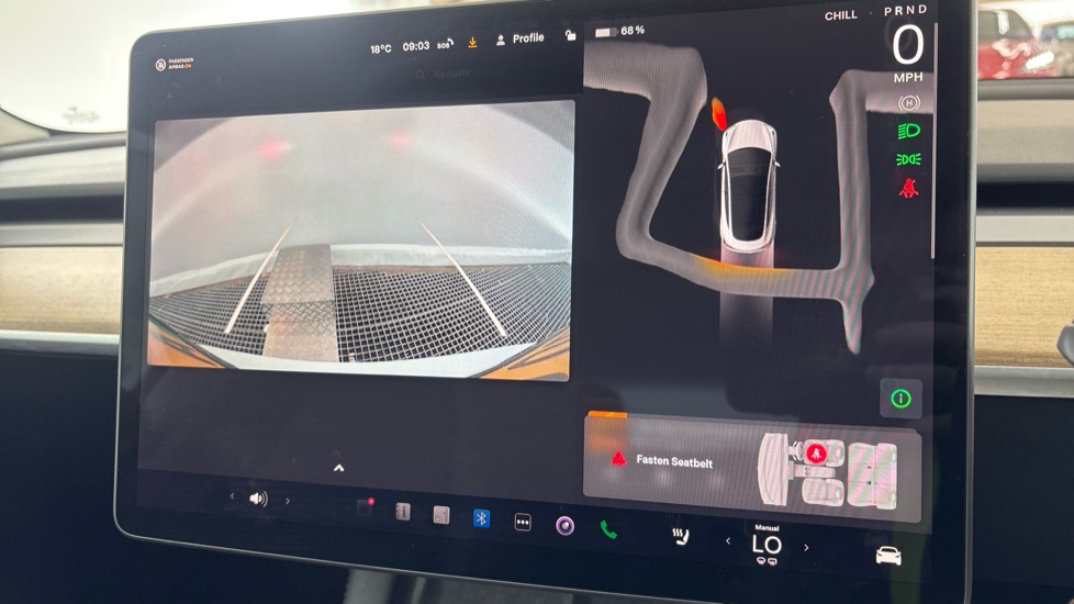 TESLA MODEL 3 reverse camera