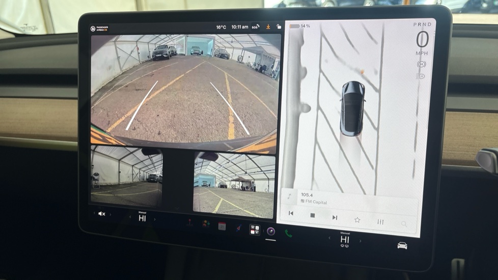 TESLA MODEL 3 reverse camera