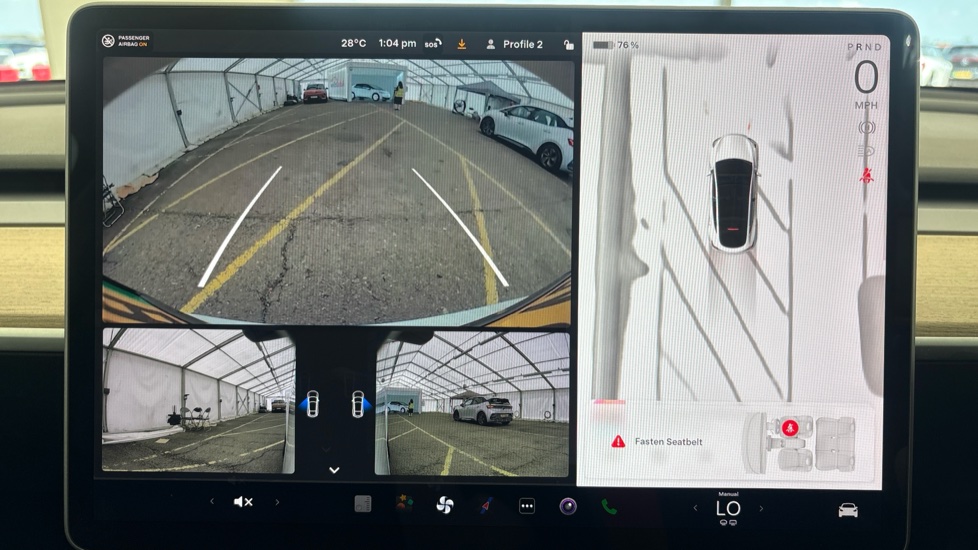 Tesla Model Y Reverse camera