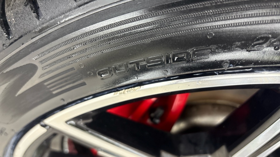BMW I4 scuff