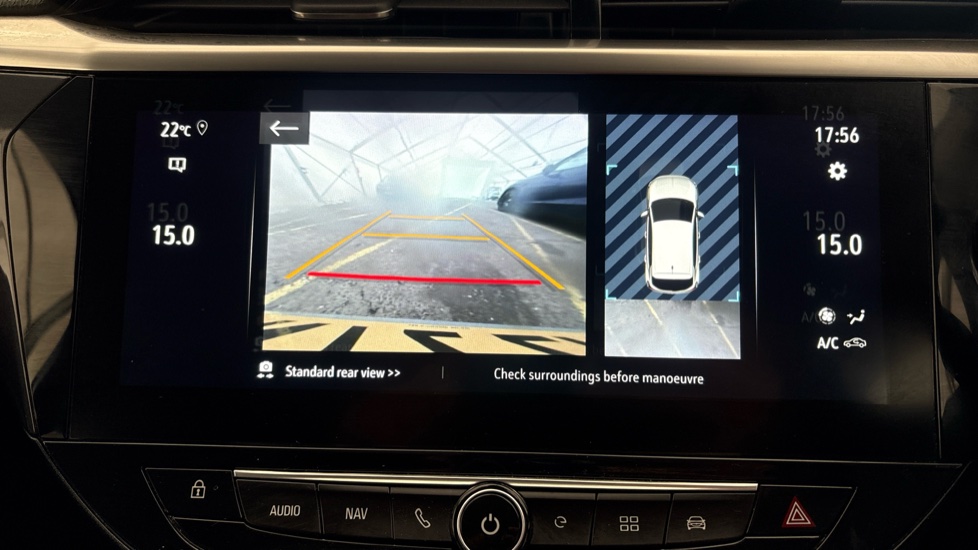 VAUXHALL CORSA reverse camera