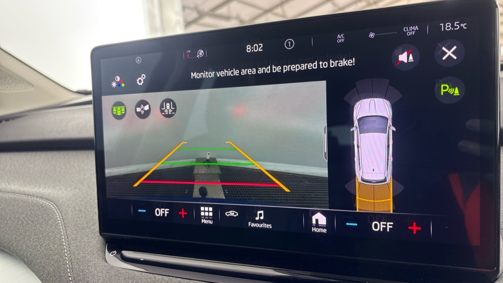 SKODA ENYAQ reverse camera