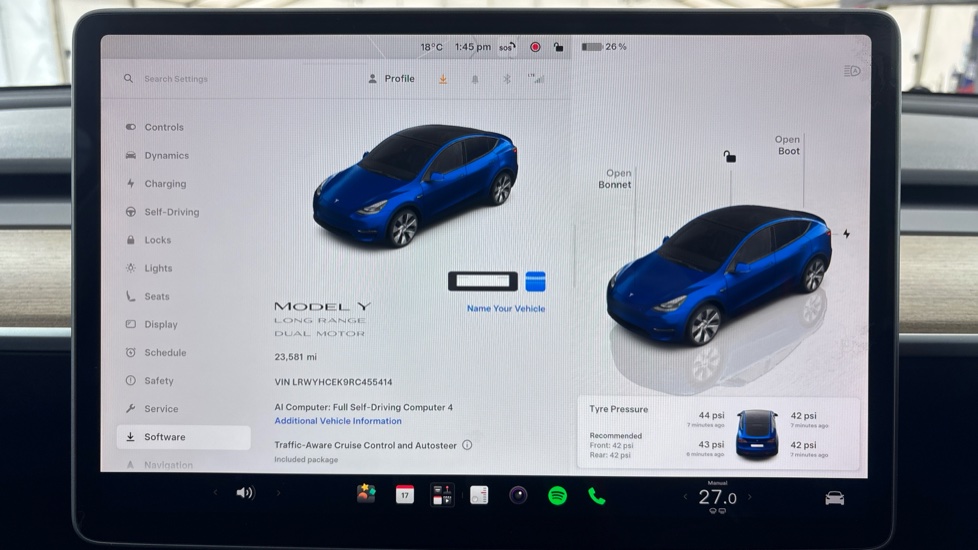 TESLA MODEL Y HATCHBACK Long Range AWD 5dr Auto