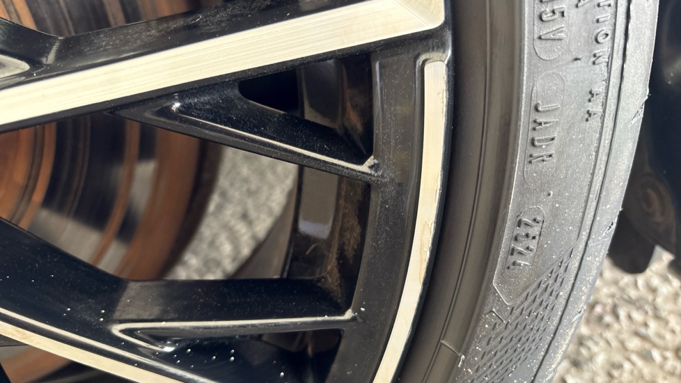 BMW I4 scuff