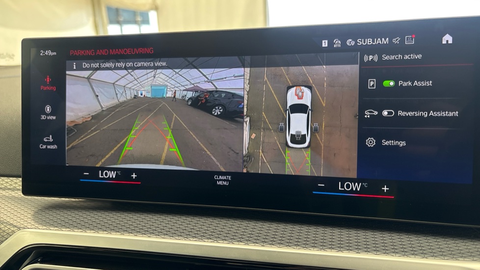 BMW I4 reverse camera