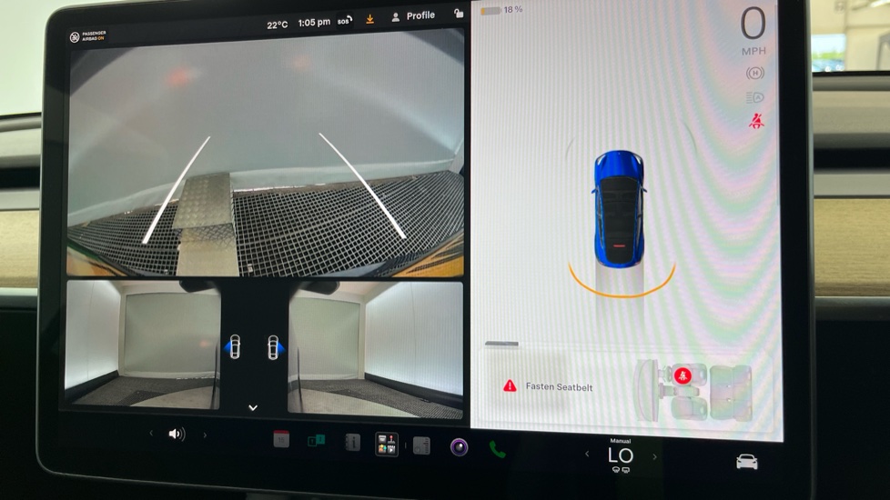 TESLA MODEL Y reverse camera