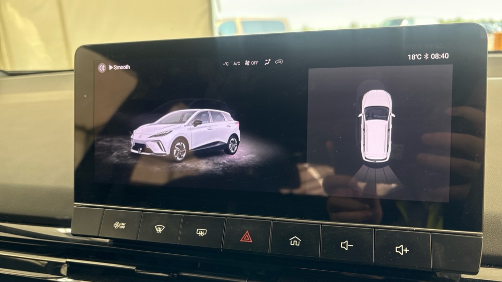 MG MG4 parking sensors